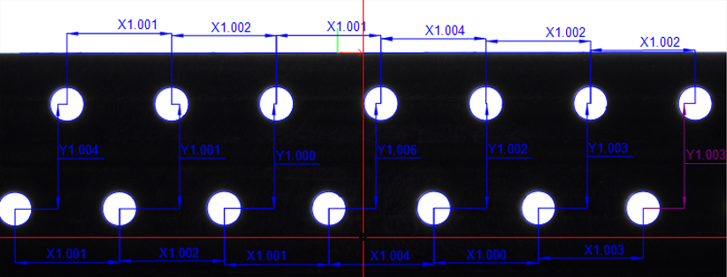小孔直徑0.17mm、定位精度達到0.005內